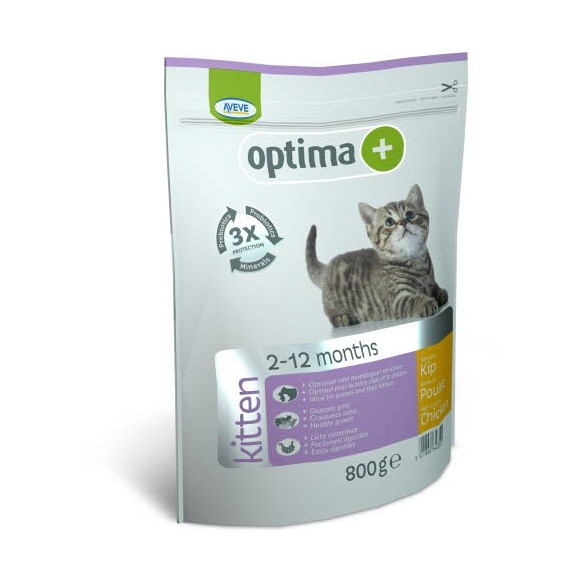 optima kitten droogvoer: 800g (donatie)