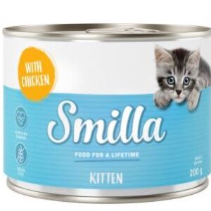smilla kitten: 6 blikjes van 200 g (donatie)